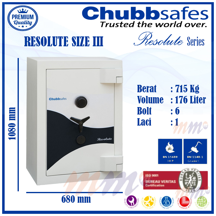 Brankas Chubbsafes Resolute Size 3