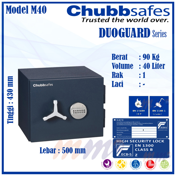 Chubbsafes Duoguard M40