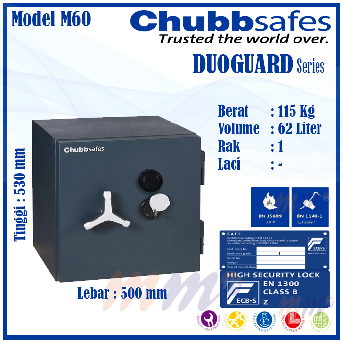 Chubbsafes Duoguard M60