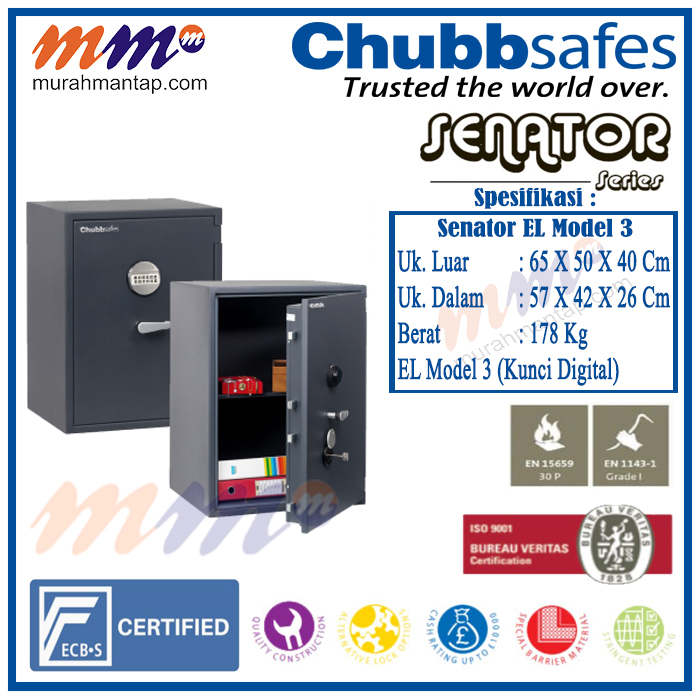 Chubbsafes Senator EL Model 3