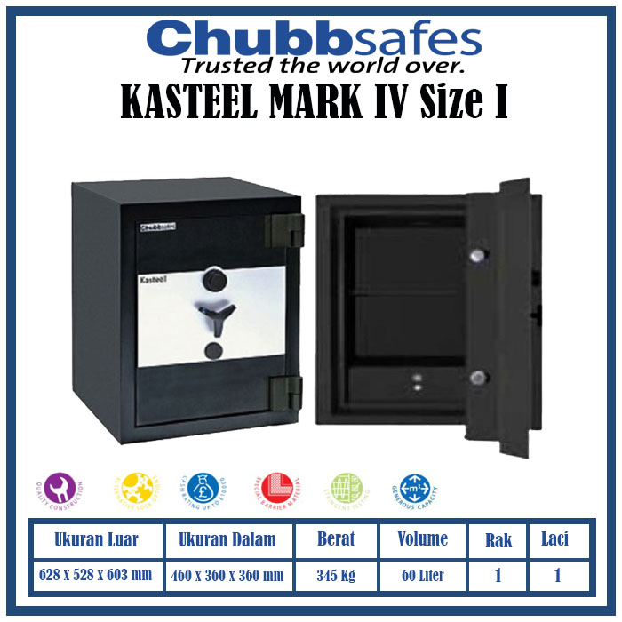 Chubbsafes Kasteel Size 1