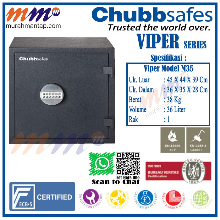 Chubbsafes Viper EL Spartan M35