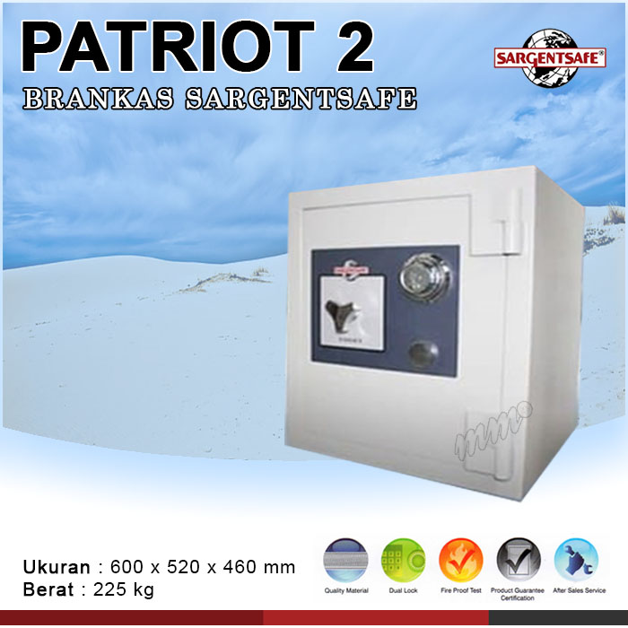 Brankas Sargentsafe Patriot Size 2