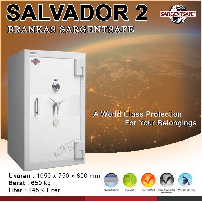 Brankas Sargentsafe Salvador Size 2