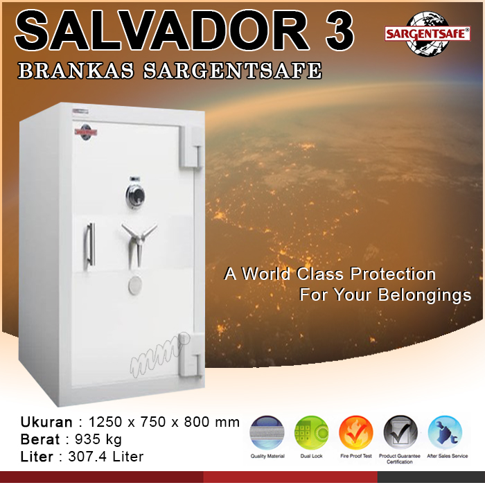 Brankas Sargentsafe Salvador Size 3