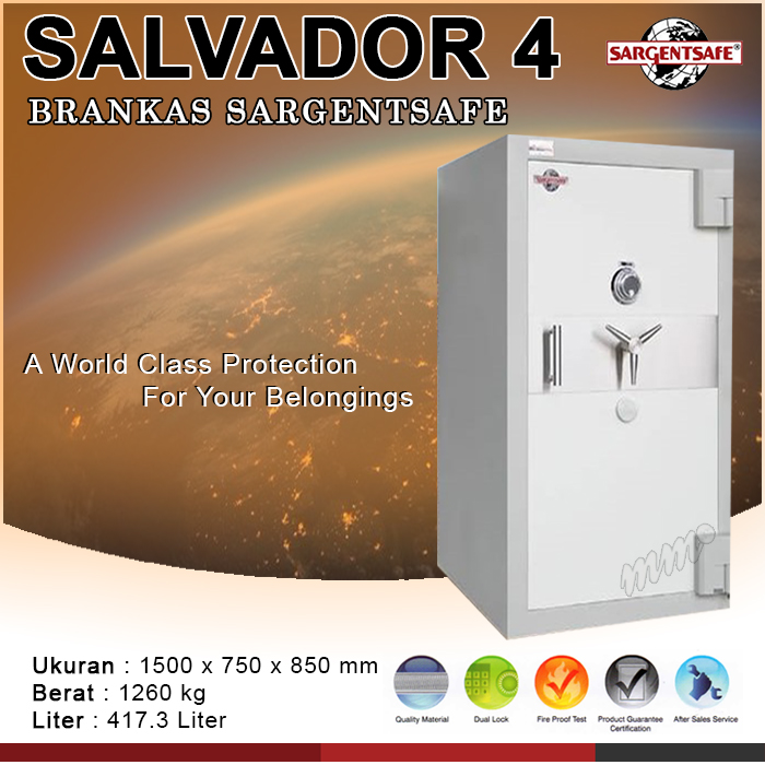 Brankas Sargentsafe Salvador Size 4