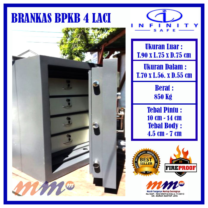 Brankas Infinity BPKB 4 Laci