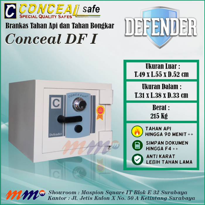 Brankas Conceal Defender Size 1