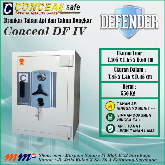 Brankas Conceal Defender Size 4