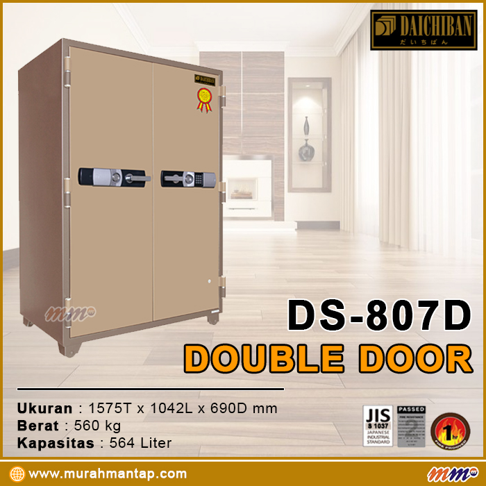 Brankas Daichiban Double Door DS-807D