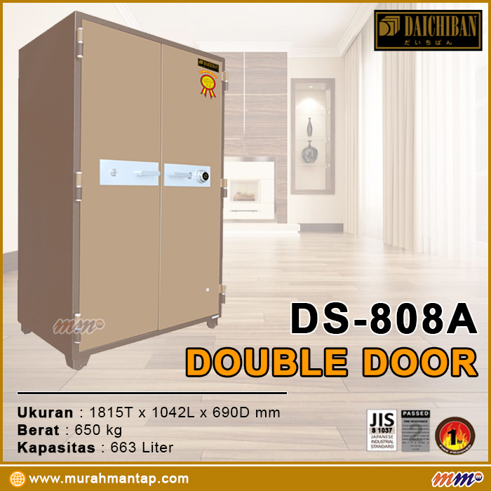 Brankas Daichiban Double Door DS-808A