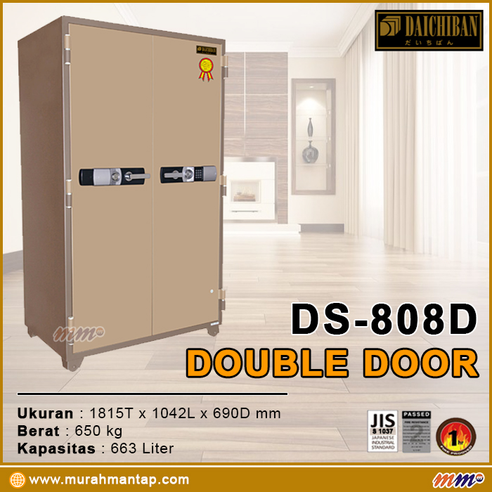 Brankas Daichiban Double Door DS-808D