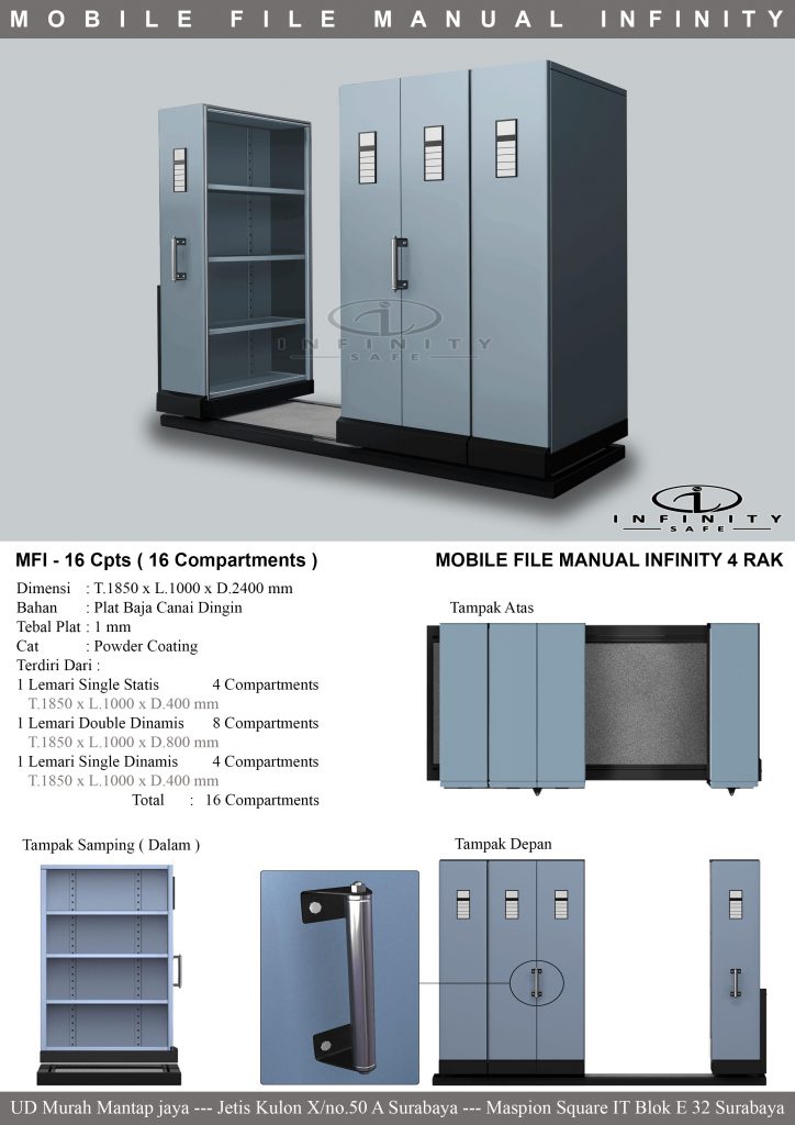 Brosur Mobile File Infinity 16 Compartment