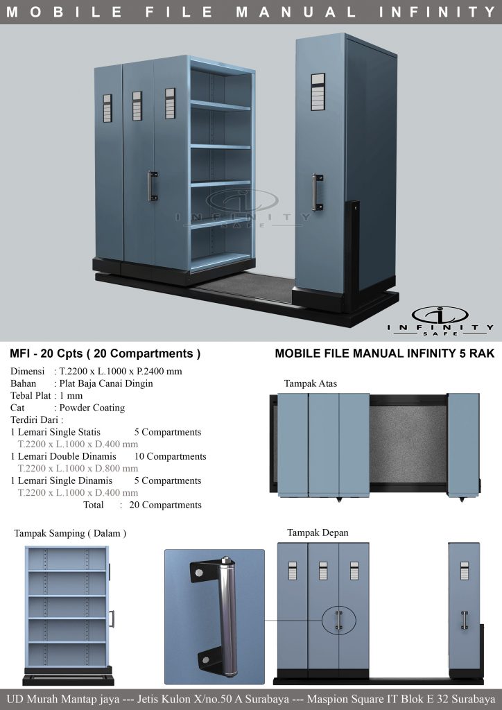 Brosur Mobile File Infinity 20 Compartment