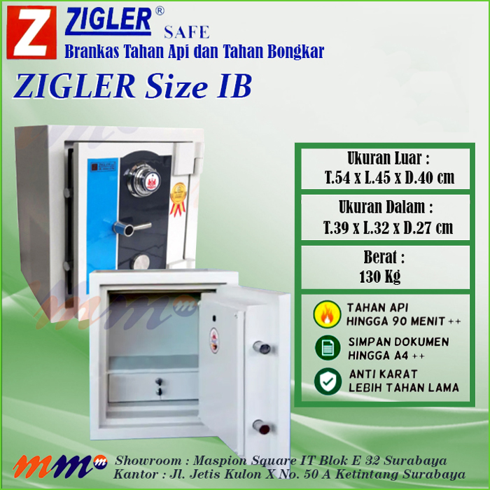 Brankas Zigler Safe Size 1 B