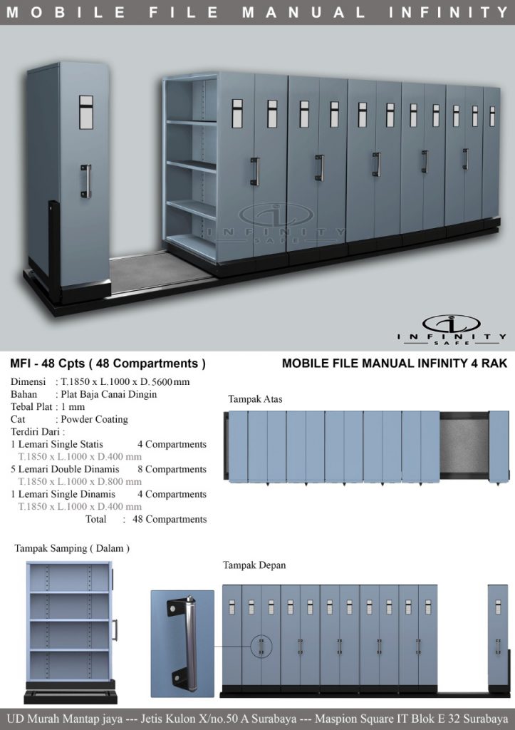 Brosur Mobile File Infinity 48 Compartment 4 Rak