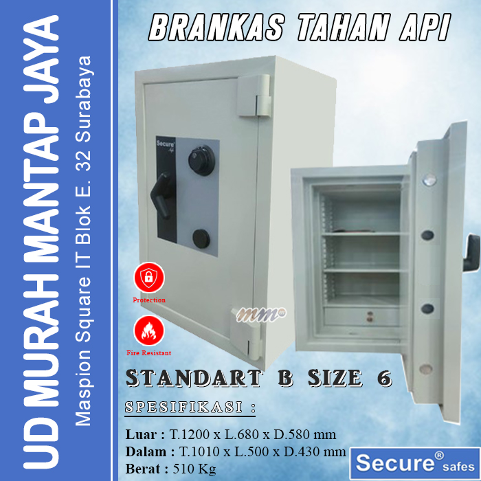 Brankas Secure Standart B Size 6