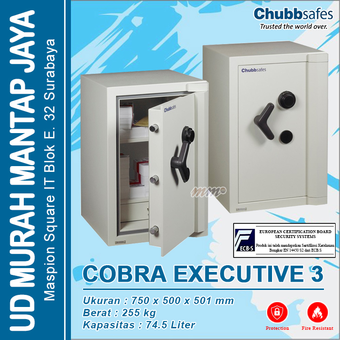 Brankas Chubbsafes Cobra Executive MK II Size 3