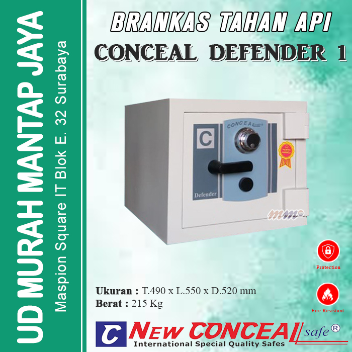 Brankas Conceal Defender Size 1 New