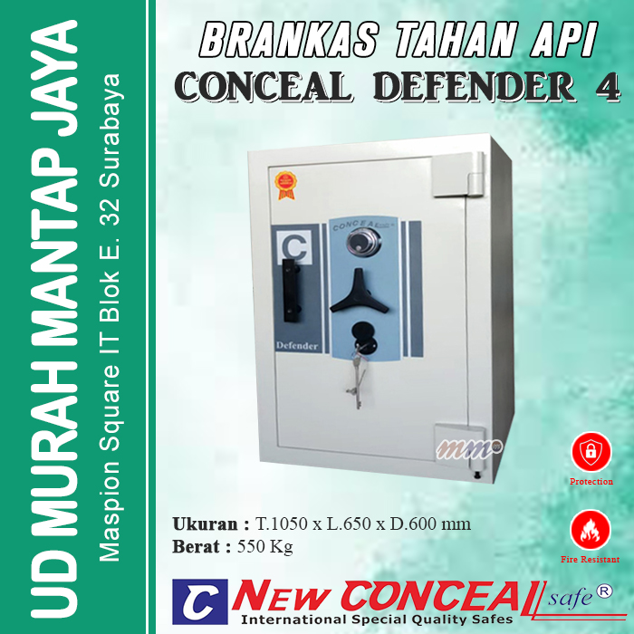 Brankas Conceal Defender Size 4 New