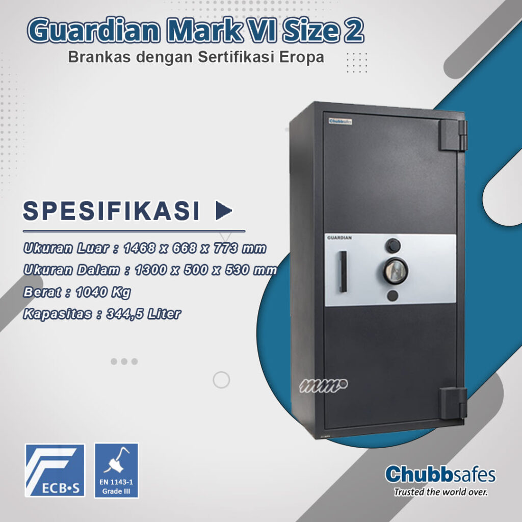 Brankas Chubb Guardian MK VI Size 2