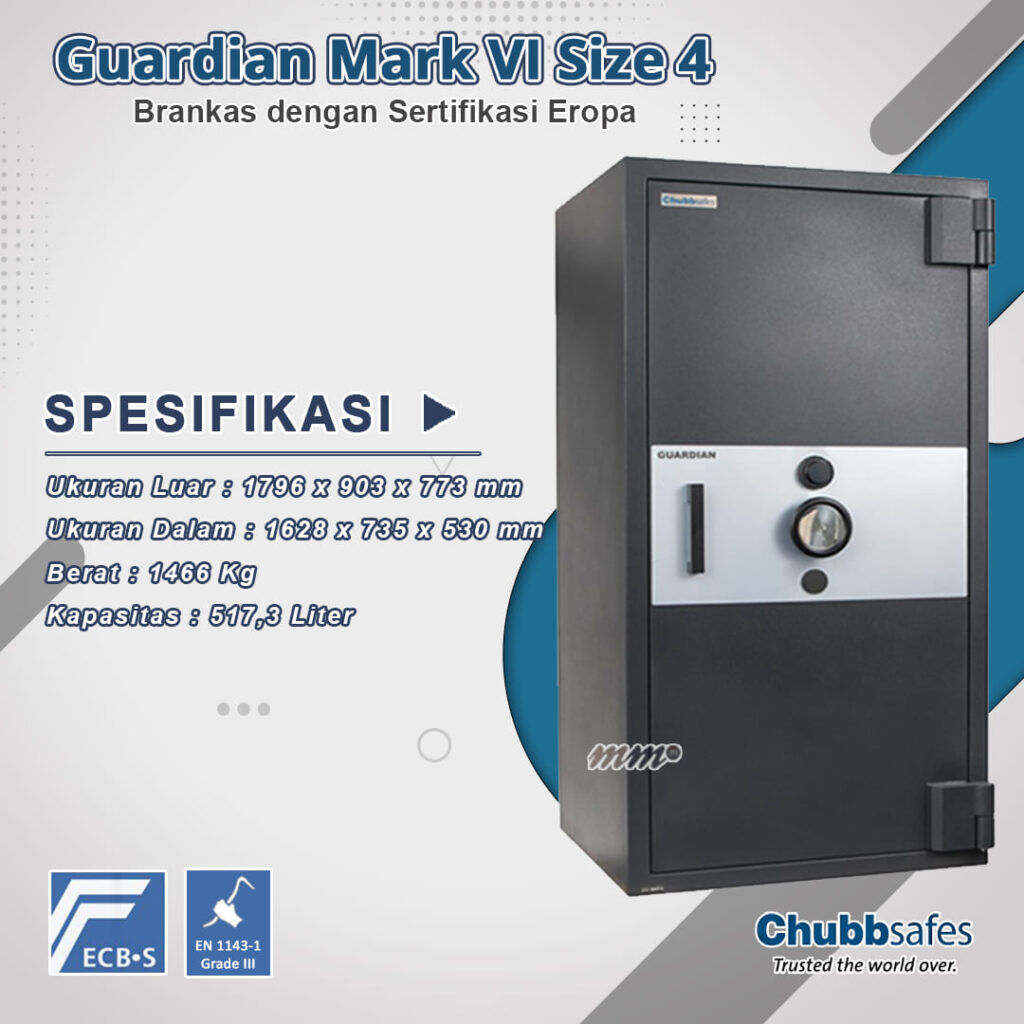 Brankas Chubb Guardian MK VI Size 4