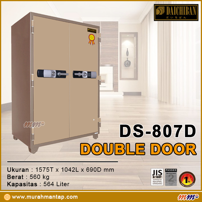 Brankas Daichiban Double Door DS-807 D