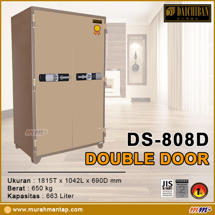 Brankas Daichiban Double Door DS-808 D