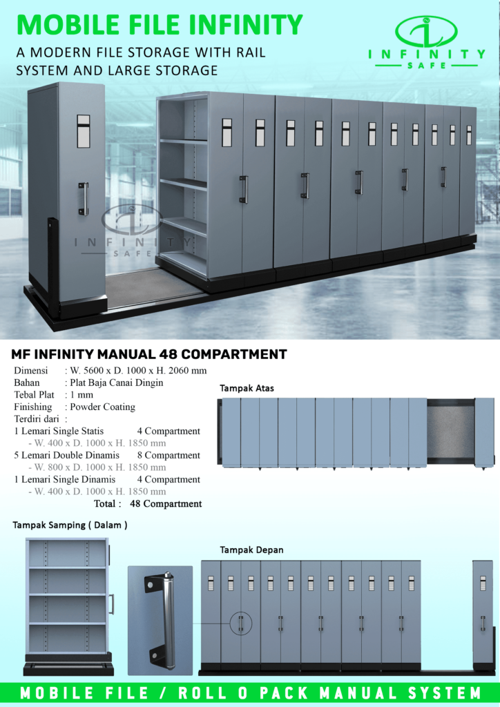 Brosur Mobile File Infinity 48 Compartment ( 48 Rak ) - 4 Rak