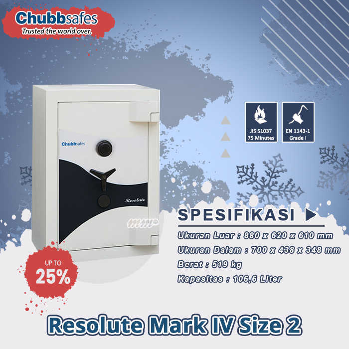 Brankas Chubbsafes Resolute MK IV Size 2