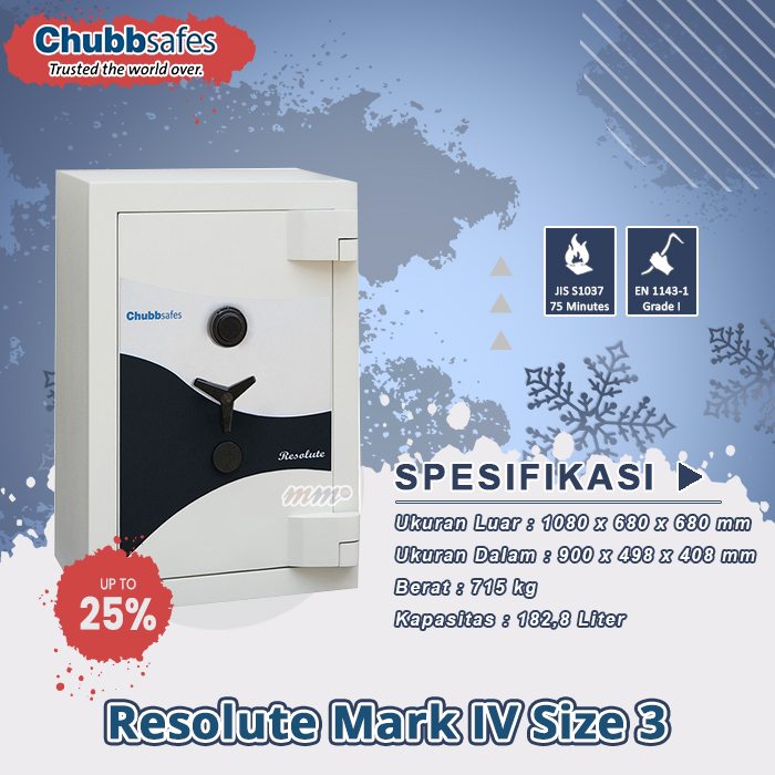 Brankas Chubbsafes Resolute MK IV Size 3