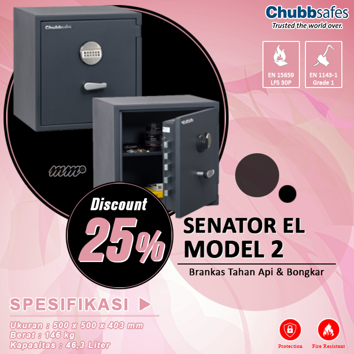 Brankas Chubbsafes Senator EL Model 2