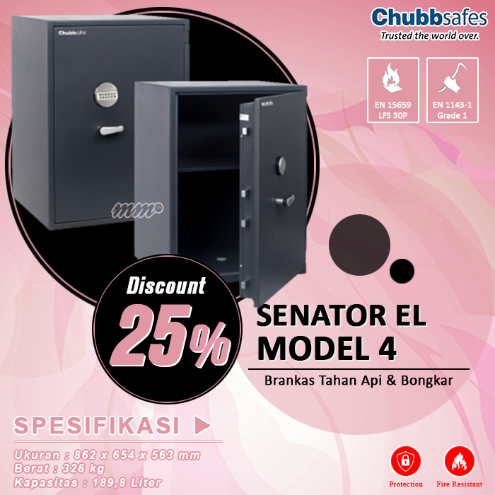 Brankas Chubbsafes Senator EL Model 4