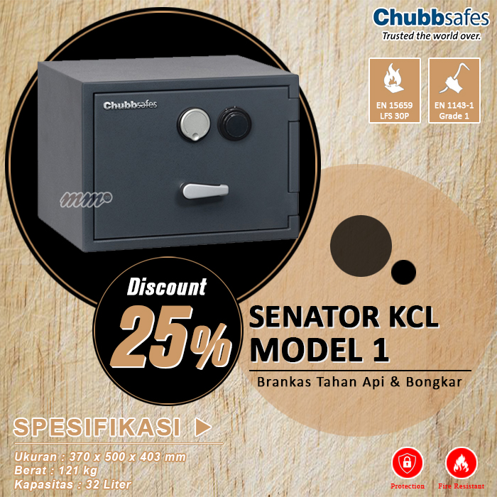 Brankas Chubbsafes Senator KCL Model 1