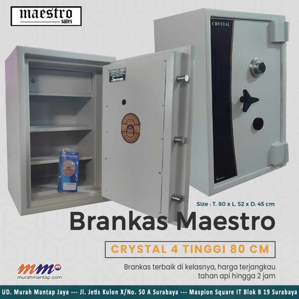 Brankas Maestro Crystal Size 4 Tinggi 80 cm